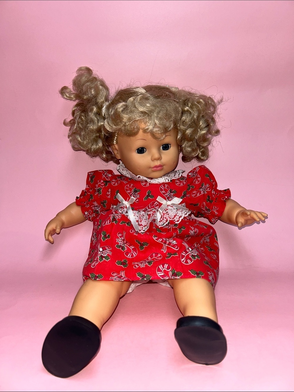 Vintage doll with Blonde Curls